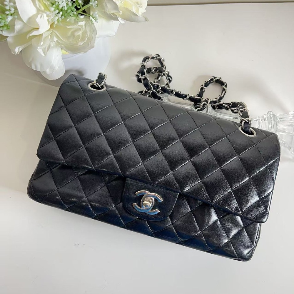 Chanel Classic Medium Double Flap Bag Black